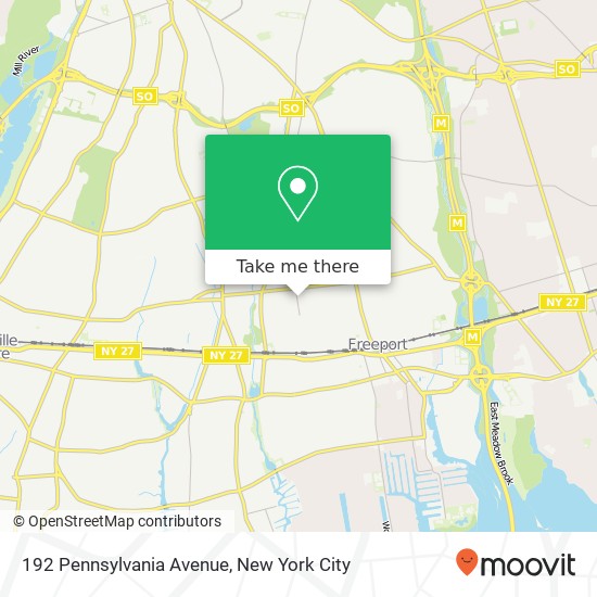 Mapa de 192 Pennsylvania Avenue