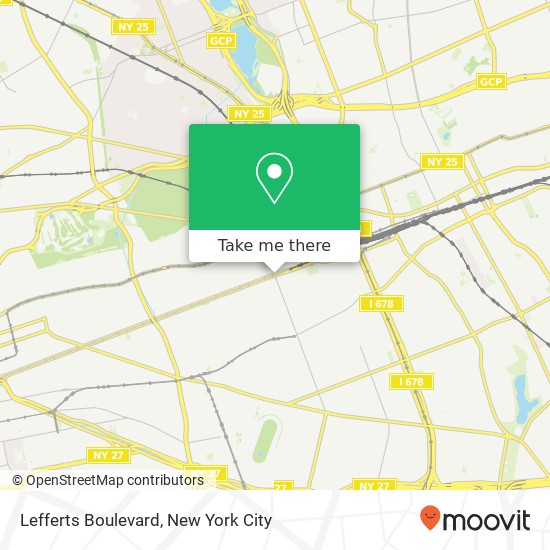 Mapa de Lefferts Boulevard