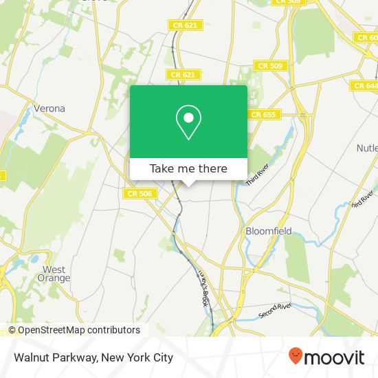 Walnut Parkway map