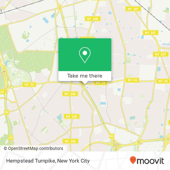 Mapa de Hempstead Turnpike