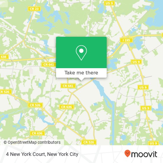 4 New York Court map