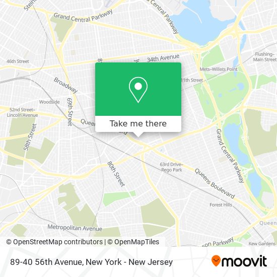 Mapa de 89-40 56th Avenue