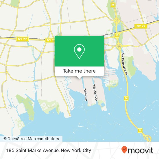 Mapa de 185 Saint Marks Avenue