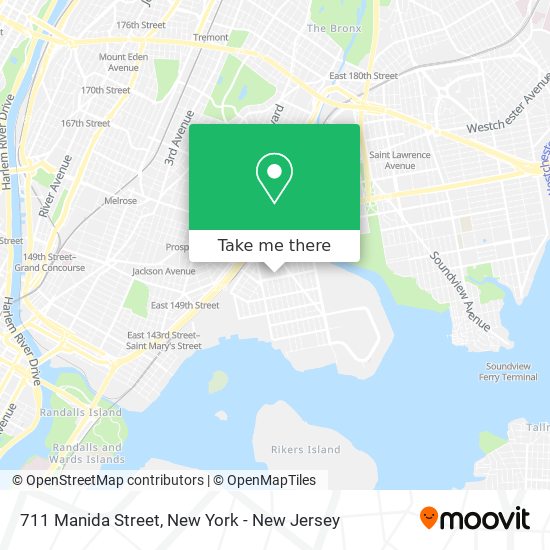 Mapa de 711 Manida Street