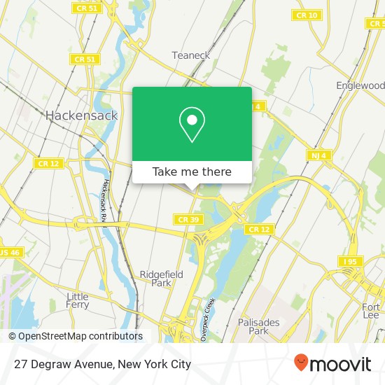 Mapa de 27 Degraw Avenue