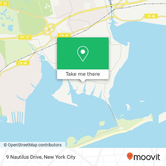 Mapa de 9 Nautilus Drive