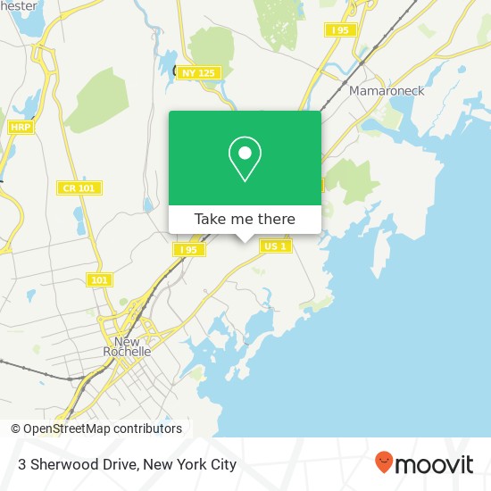 Mapa de 3 Sherwood Drive