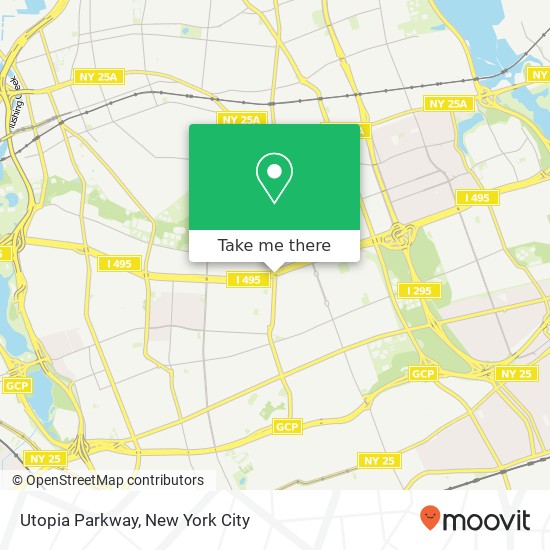 Utopia Parkway map