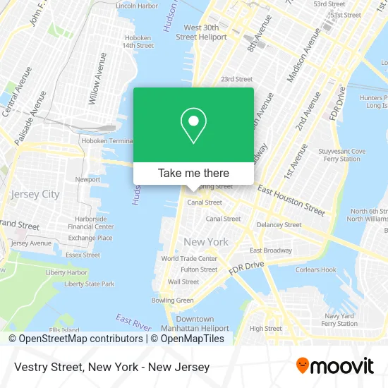 Vestry Street map