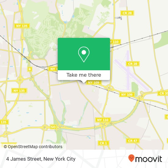 Mapa de 4 James Street