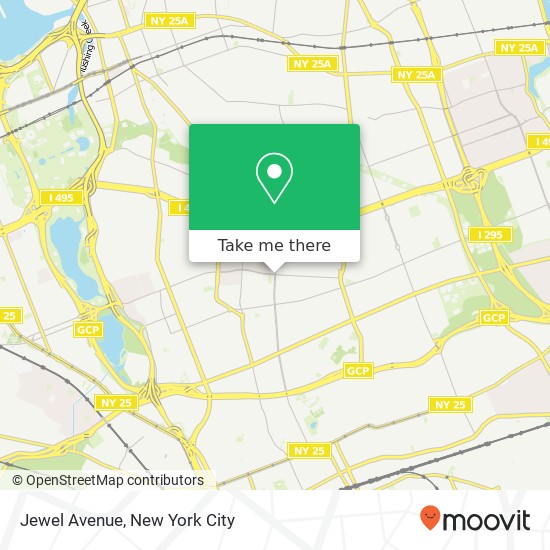 Jewel Avenue map