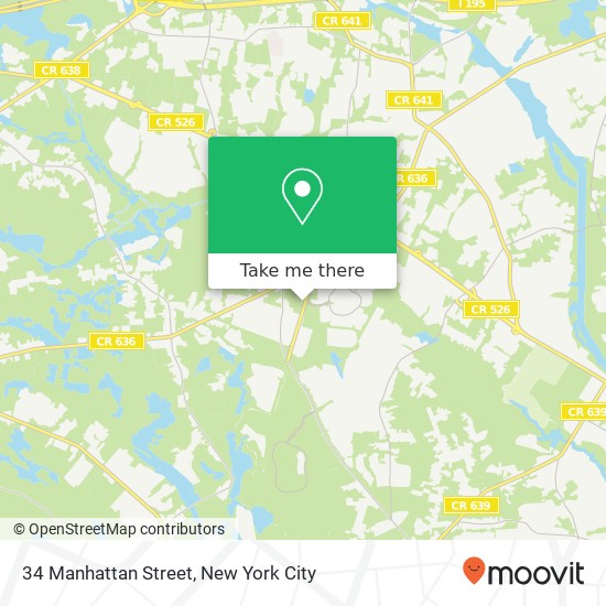 34 Manhattan Street map