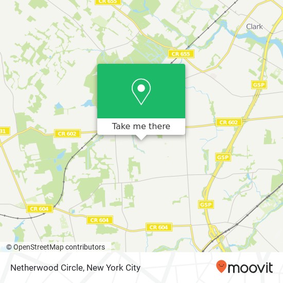 Mapa de Netherwood Circle