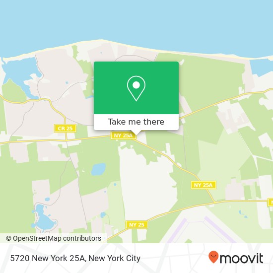 5720 New York 25A map