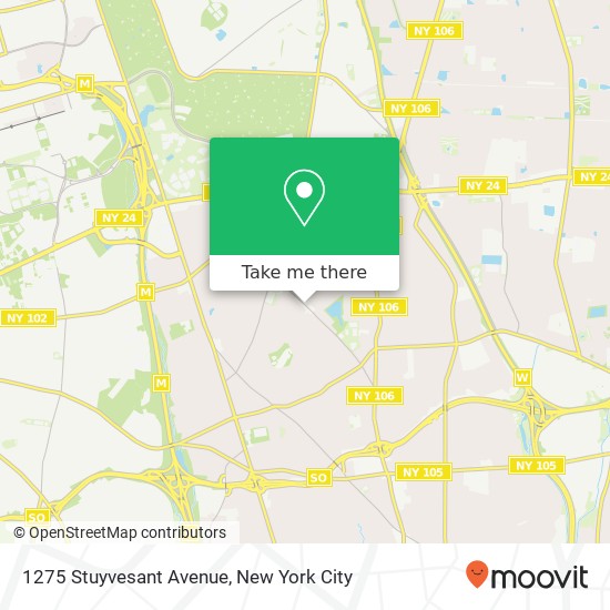 Mapa de 1275 Stuyvesant Avenue