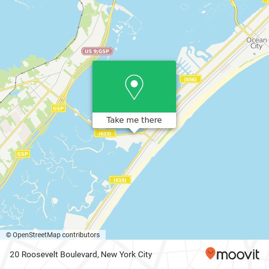 20 Roosevelt Boulevard map