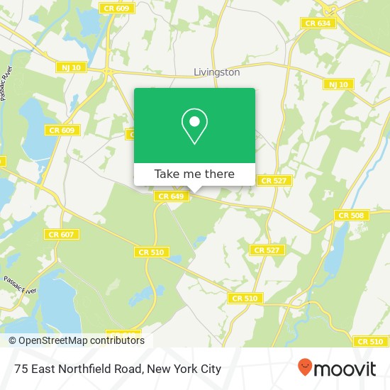 Mapa de 75 East Northfield Road