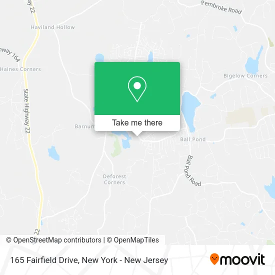 165 Fairfield Drive map