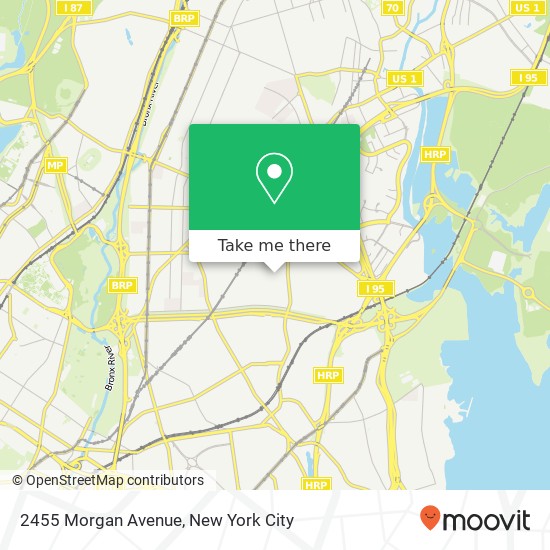 Mapa de 2455 Morgan Avenue