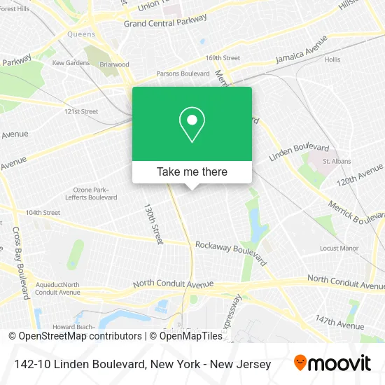 142-10 Linden Boulevard map