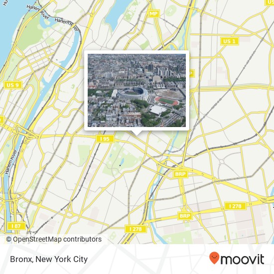 Bronx map