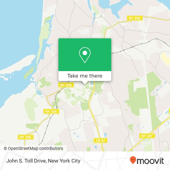 Mapa de John S. Toll Drive