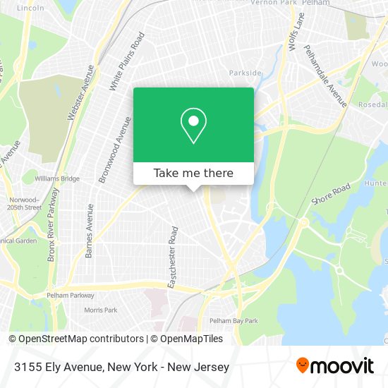 Mapa de 3155 Ely Avenue
