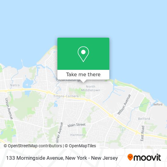 Mapa de 133 Morningside Avenue