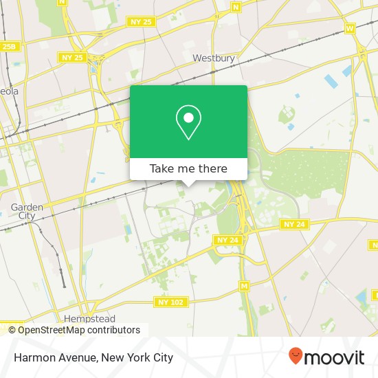 Mapa de Harmon Avenue