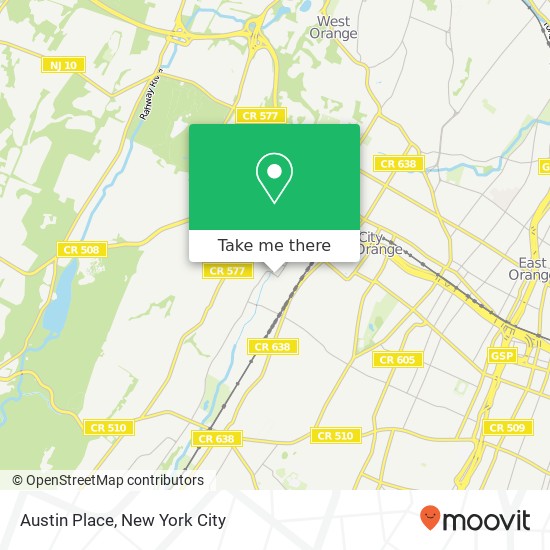 Austin Place map