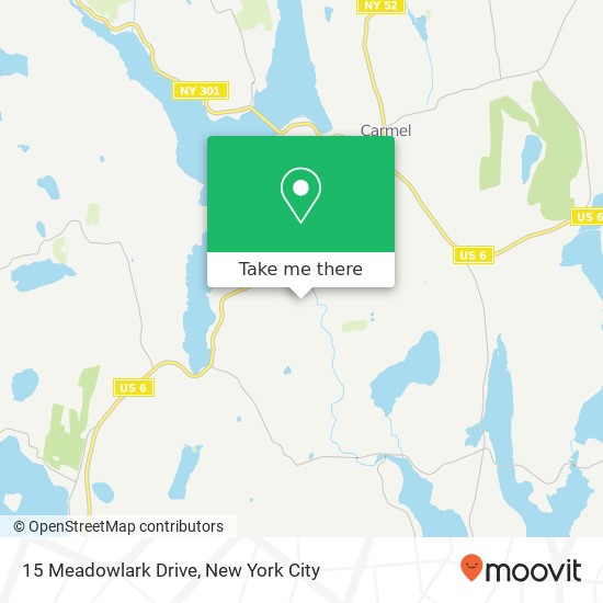 15 Meadowlark Drive map