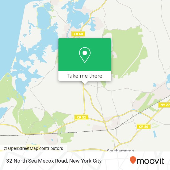 32 North Sea Mecox Road map