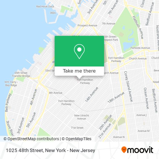 Mapa de 1025 48th Street