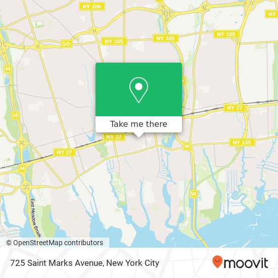 Mapa de 725 Saint Marks Avenue