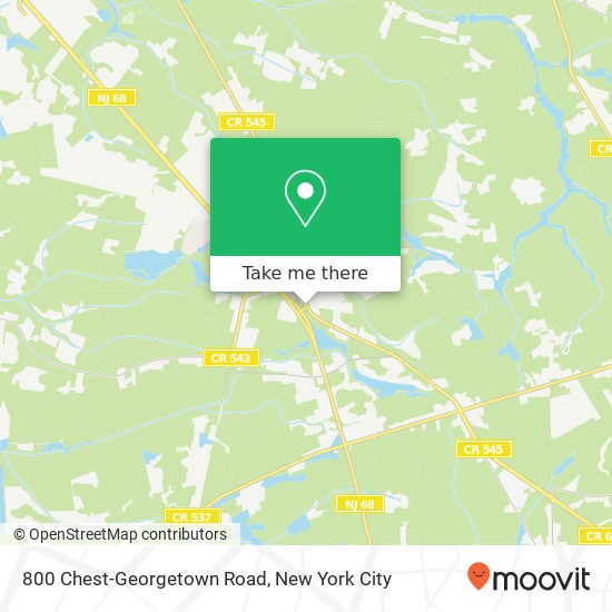 Mapa de 800 Chest-Georgetown Road