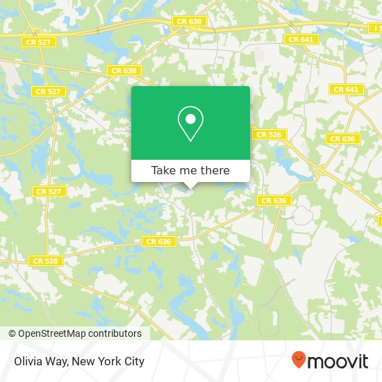 Olivia Way map