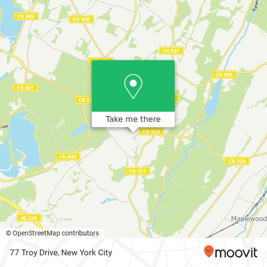 Mapa de 77 Troy Drive