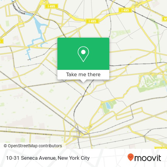 Mapa de 10-31 Seneca Avenue