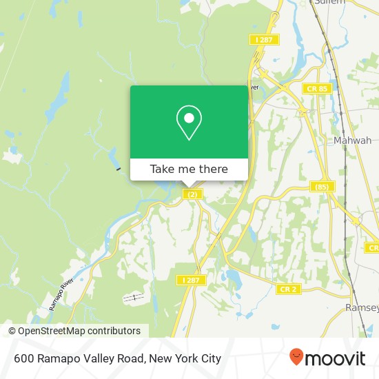 Mapa de 600 Ramapo Valley Road