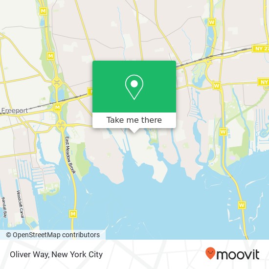Mapa de Oliver Way