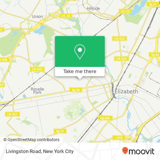 Mapa de Livingston Road