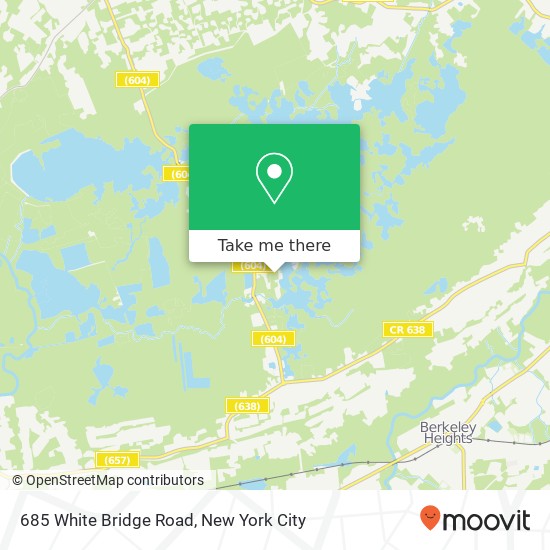 Mapa de 685 White Bridge Road