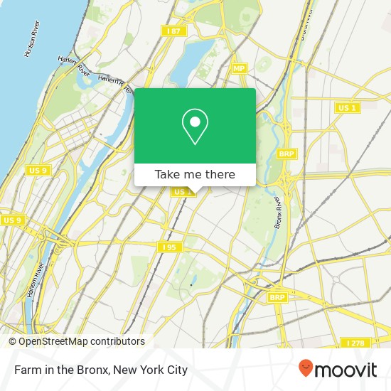 Mapa de Farm in the Bronx