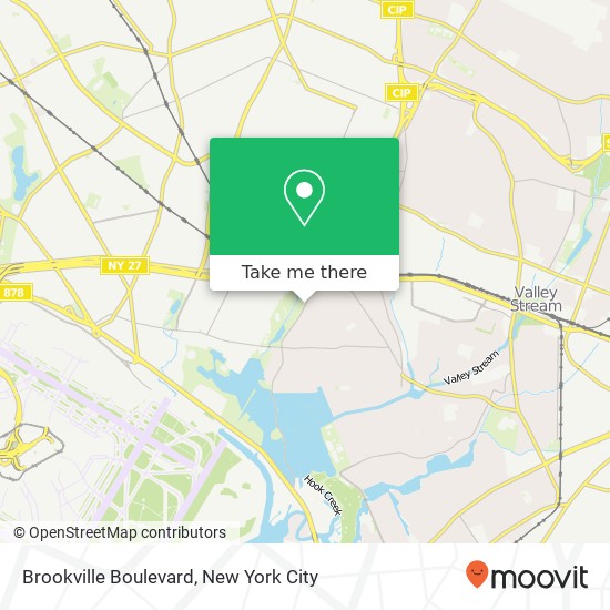 Mapa de Brookville Boulevard