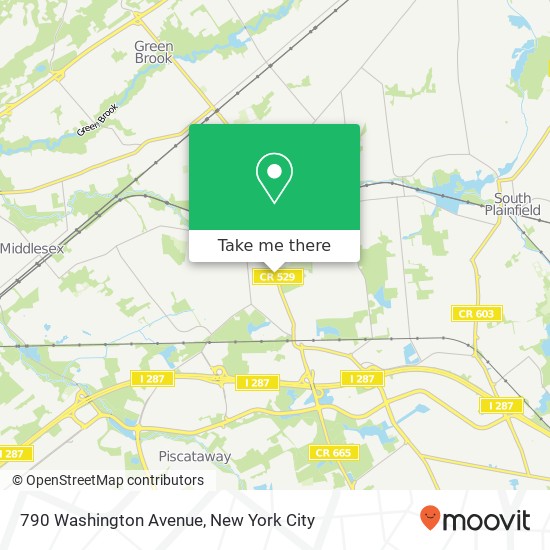 Mapa de 790 Washington Avenue