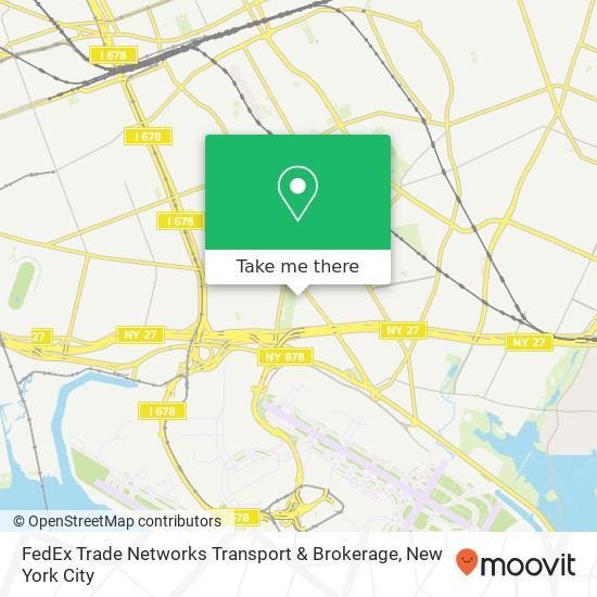 Mapa de FedEx Trade Networks Transport & Brokerage