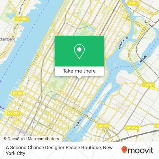 Mapa de A Second Chance Designer Resale Boutique