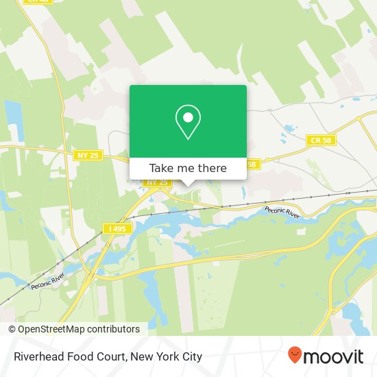 Riverhead Food Court map