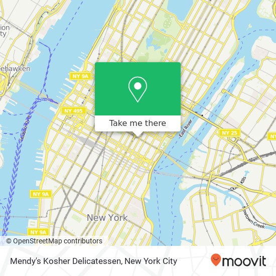 Mapa de Mendy's Kosher Delicatessen