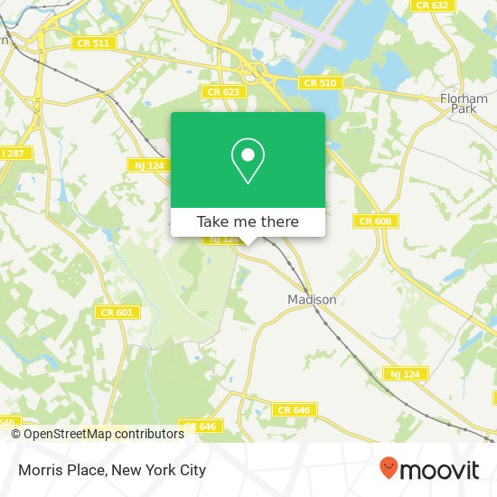 Morris Place map